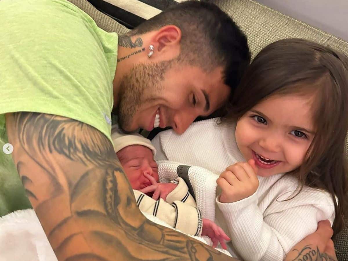 Chelsea’s World Cup winner welcomed his newborn son ahead of Brentford clash with wife Valentina Cervantes