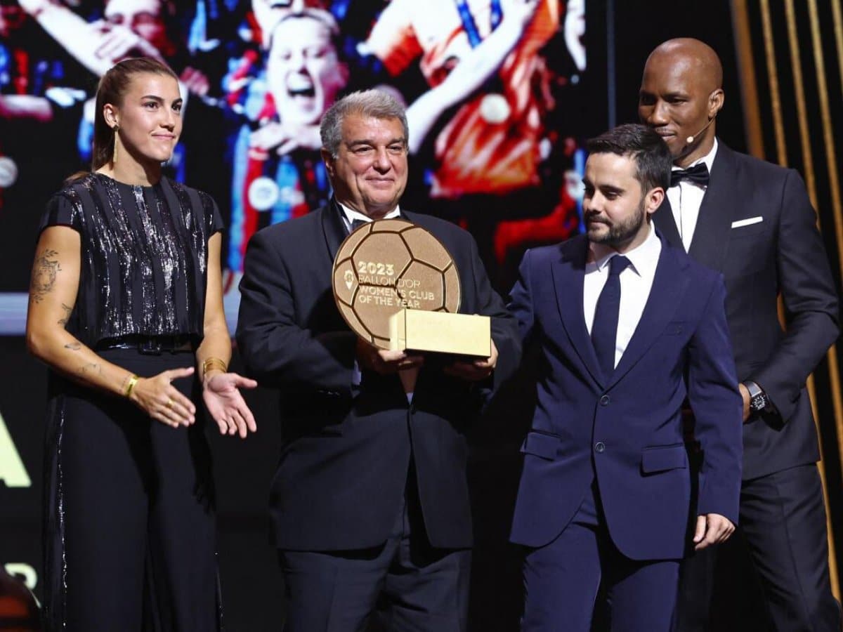 FC Barcelona Femeni win the Female Club of The Year