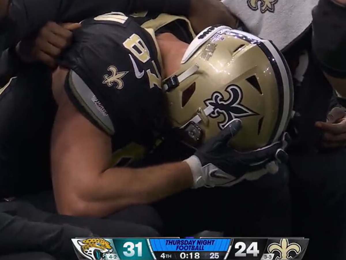 WATCH: “Hate that for him!” – Foster Moreau gets called out on social media for dropping a game-tying TD catch for the Saints