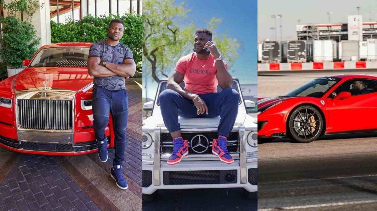 Francis Ngannou has many cars