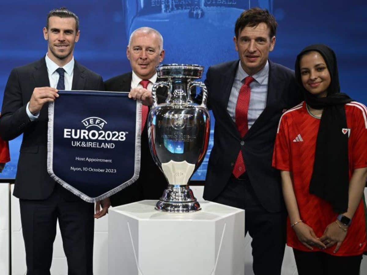 Gareth Bale as the ambassador for Euro 2028