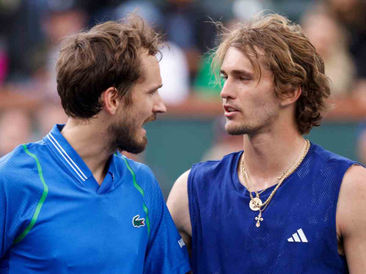 Daniil Medvedev and Alexander Zverev (Source: Tennis365)