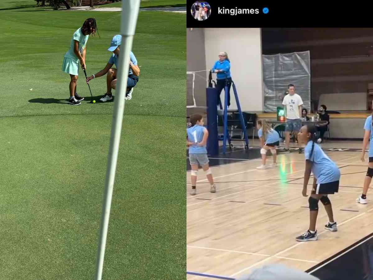 “I feel this dad energy,” Serena Williams’ husband Alexis Ohanian finds a similarity between him and Lebron James who ’embarrasses’ daughter Zhuri during practice