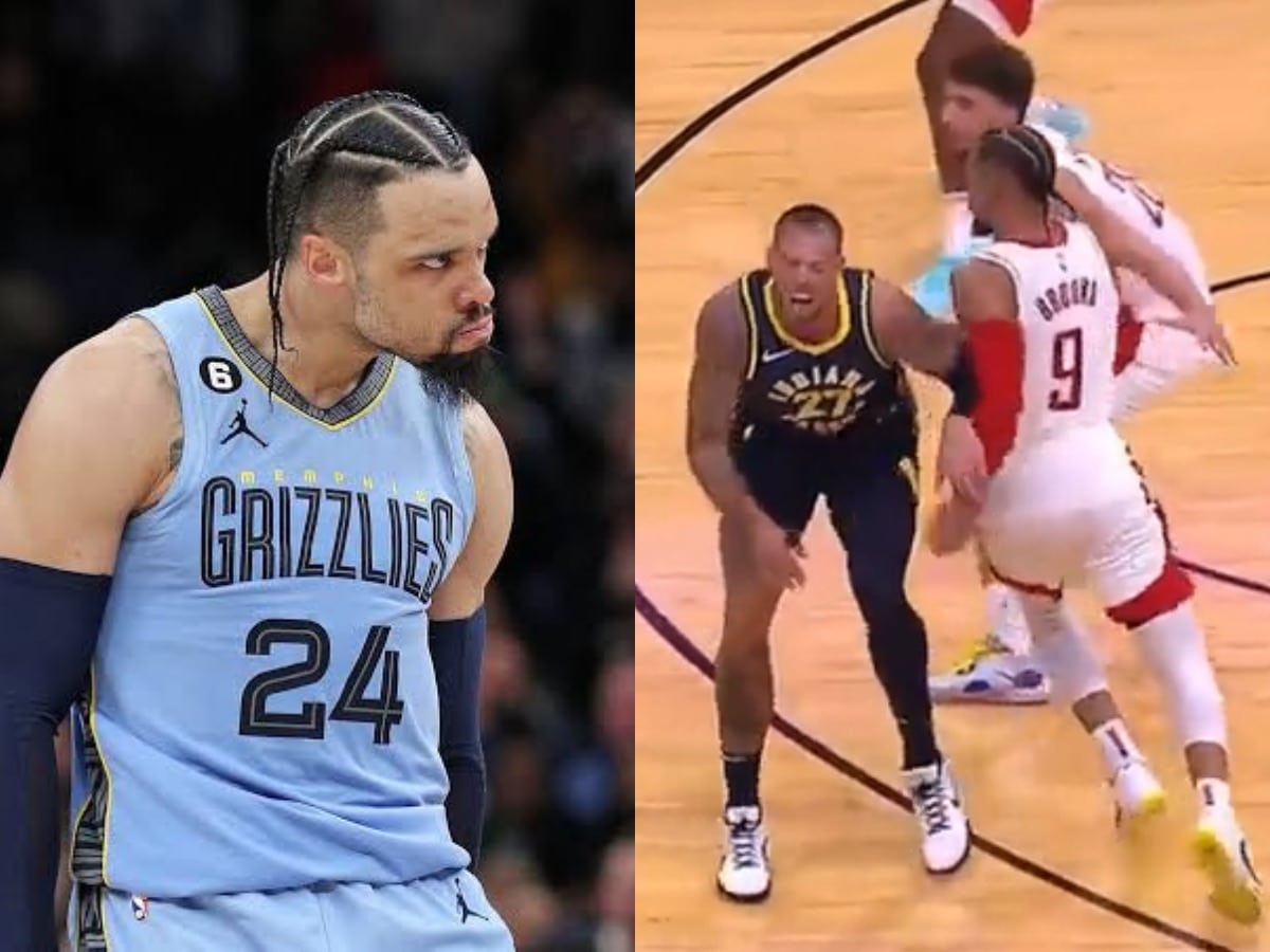 WATCH: “Why touch another man’s d**k like that?” – Dillon Brooks gets ejected 5 minutes into Rockets debut for PUNCHING opponent in groin 