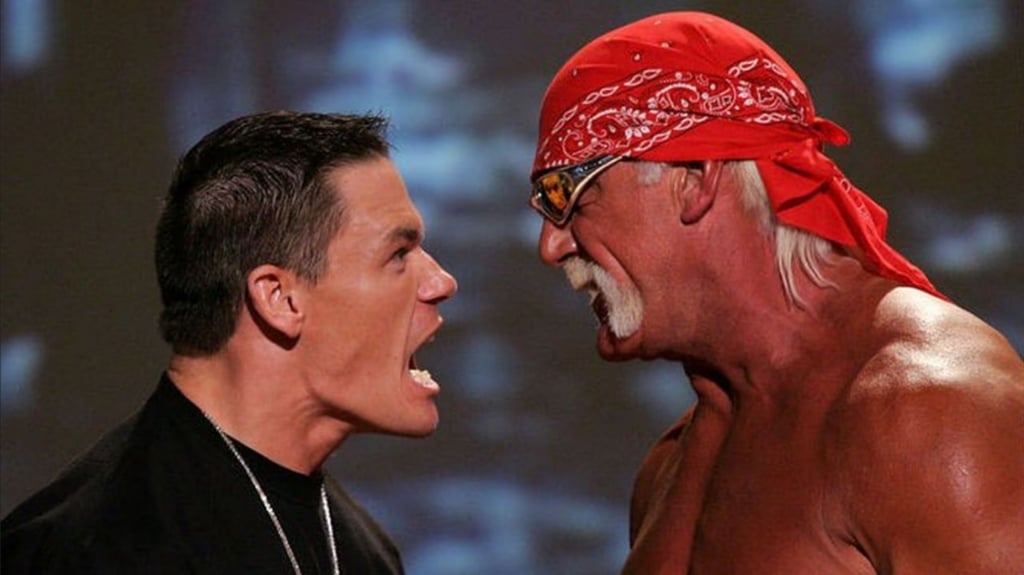 John Cena and Hulk Hogan 