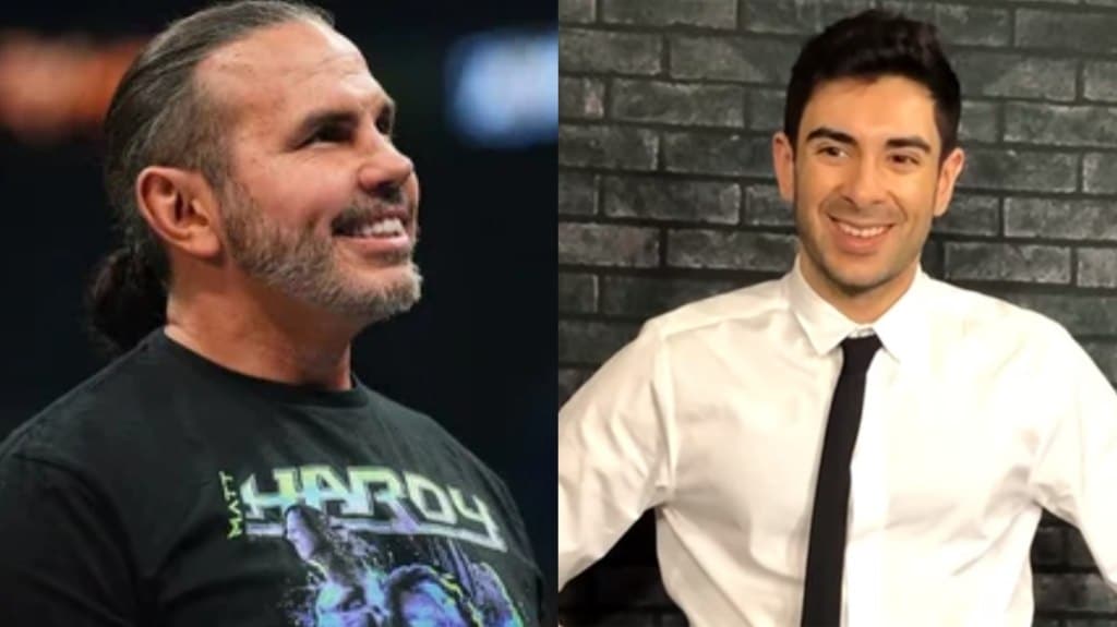 Matt Hardy and Tony Khan 