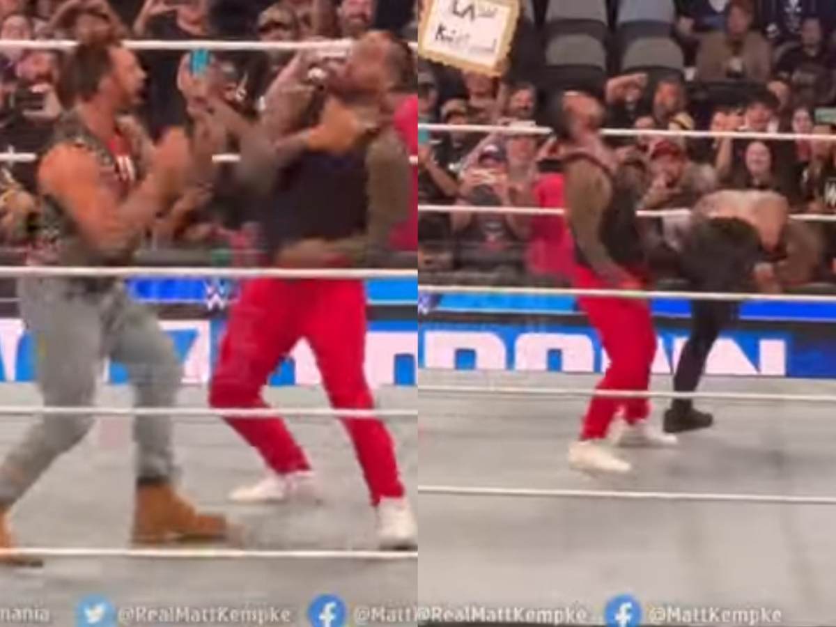 WATCH: Roman Reigns’ newest challenger rushes in to save Jey Uso from merciless beatdown by brother Jimmy Uso after SmackDown went off-air