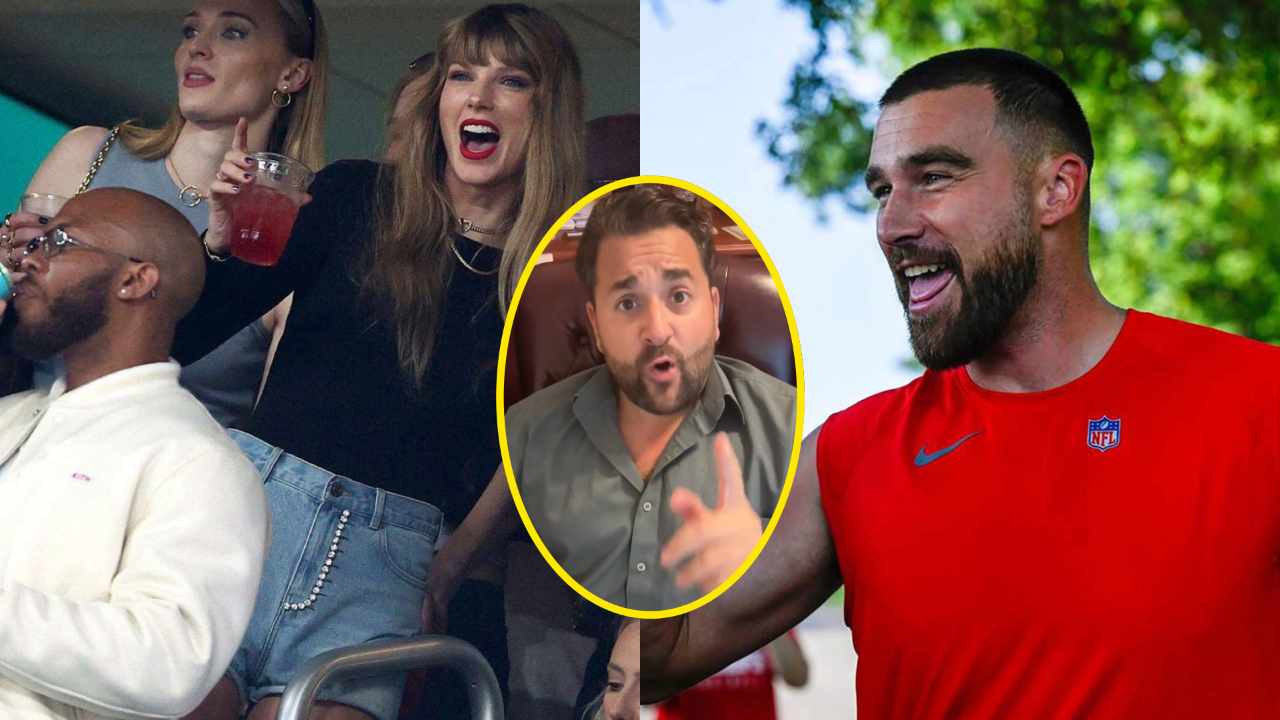 Nick Adams claims he won’t be watching NFL since he’s tired of Travis Kelce-Taylor Swift talks days after Donald Trump predicted the couple would break up