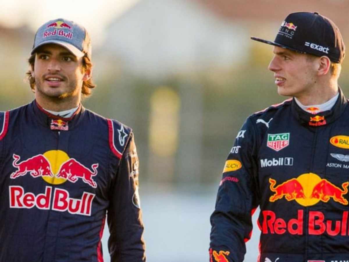 Carlos Sainz and Max Verstappen in 2015