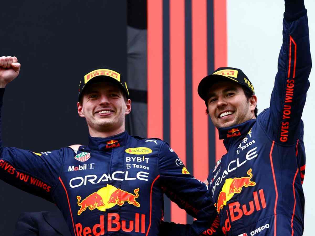 Max Verstappen and Sergio Perez