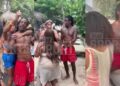 Ex-NFL safety Sergio Brown spotted partying in red shorts as investigation into the suspicious death of his mother continues