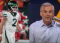 Zach Wilson (L) and Colin Cowherd (R)
