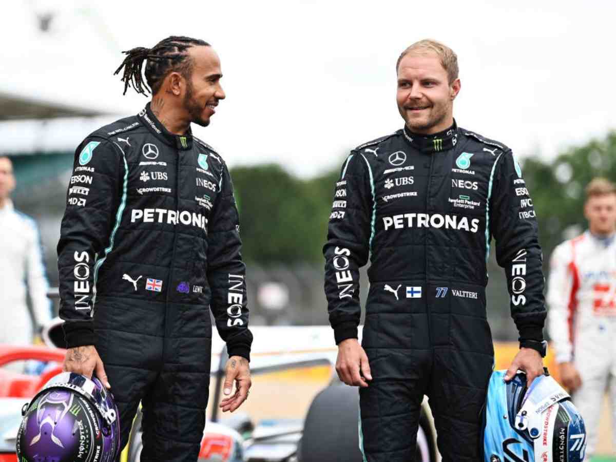 Lewis Hamilton and Valttero Bottas (Credits: The Independent)