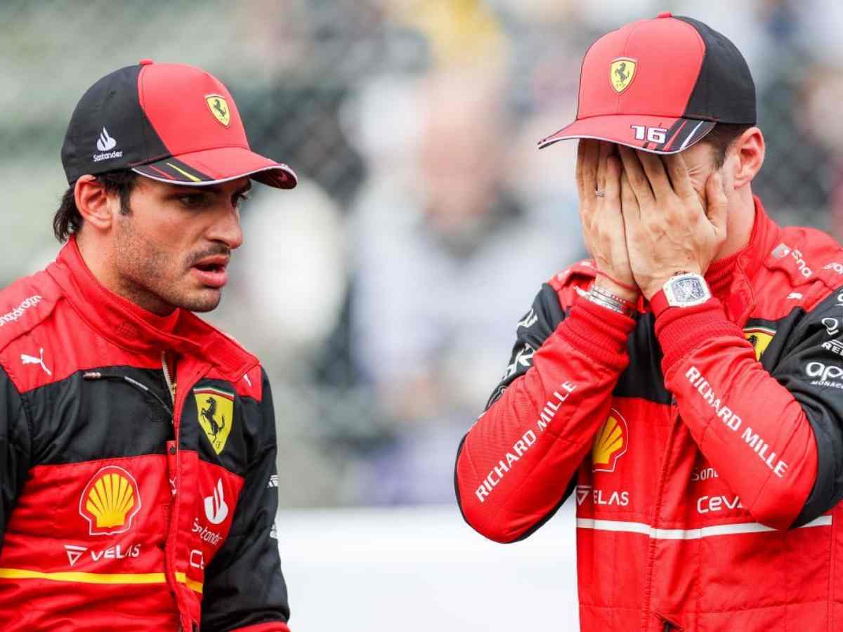 Carlos Sainz and Charles Leclerc