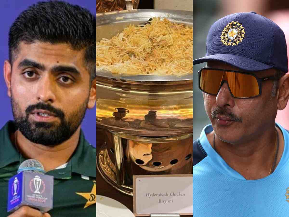 “Sau baari bata chuke hain,” Babar Azam gives no-nonsense reply to Ravi Shastri’s Hyderabadi BIRYANI question