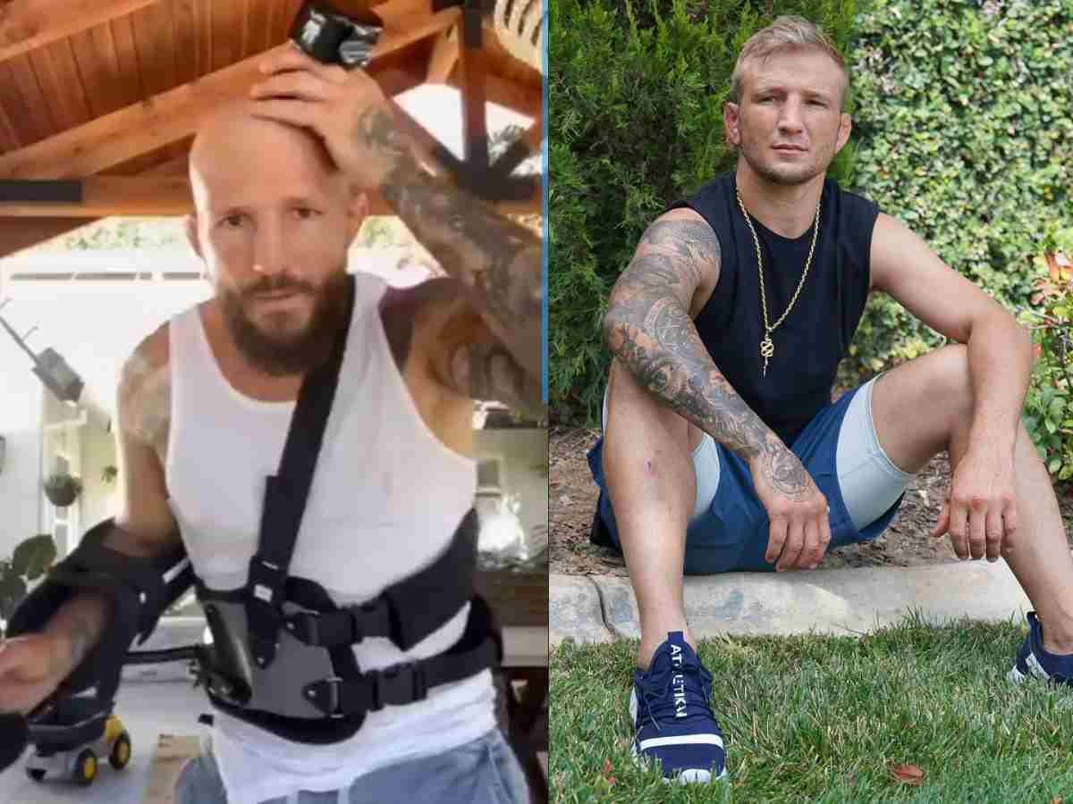 “Superman better watch out” – Fans in shock as TJ Dillashaw comes out with super-villain look post shoulder replacement surgery