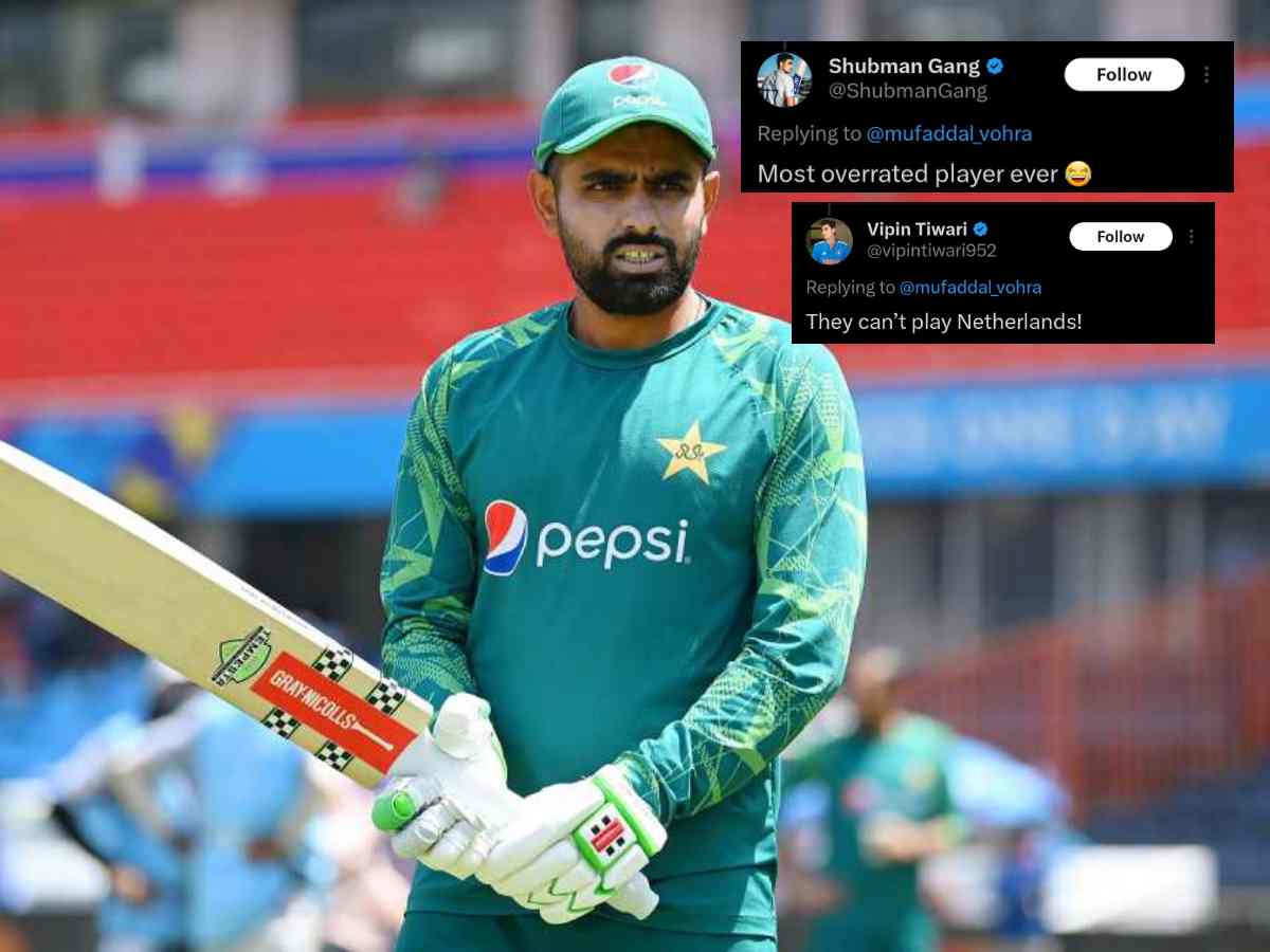 “Can’t even statpad against Netherlands”- Netizens tear apart Babar Azam after his FLOP show against the associate team