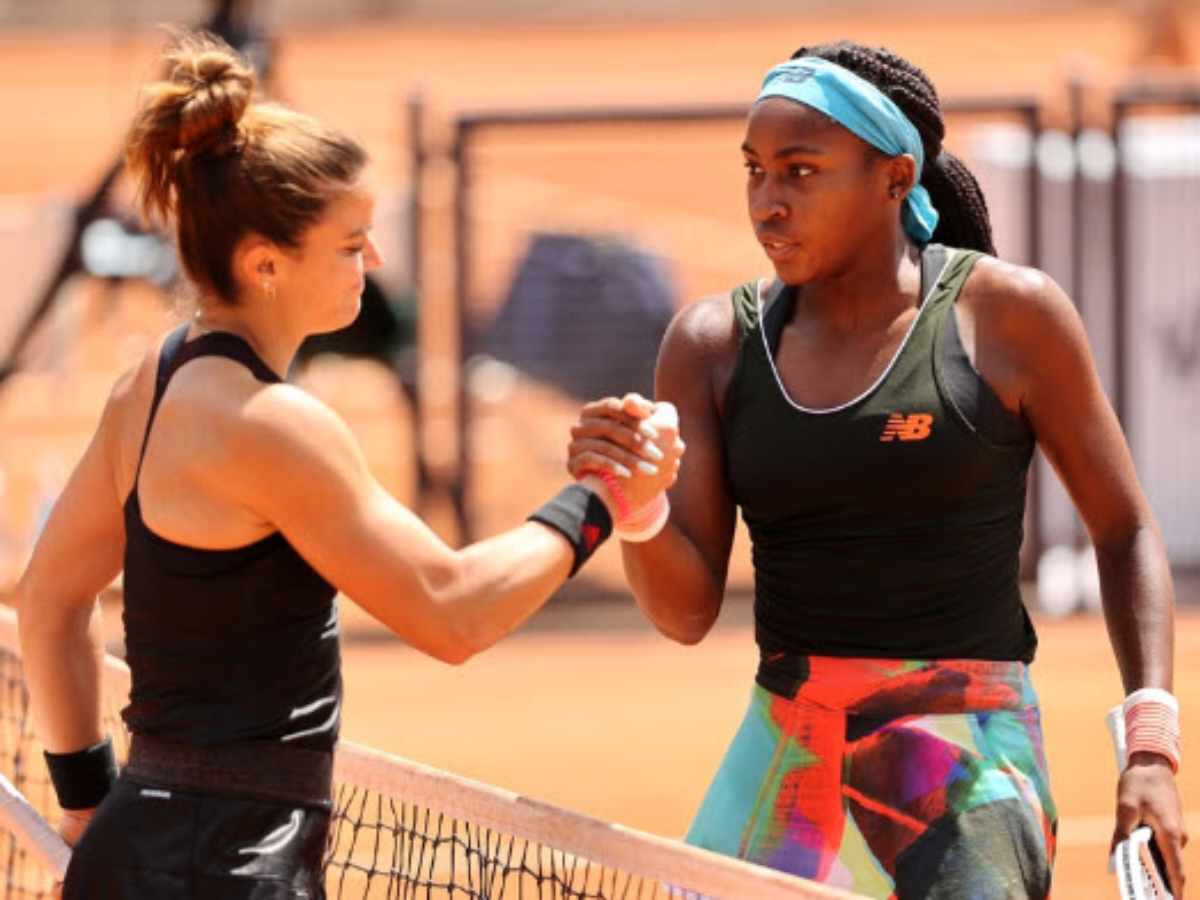 Coco Gauff and Maria Sakkari 