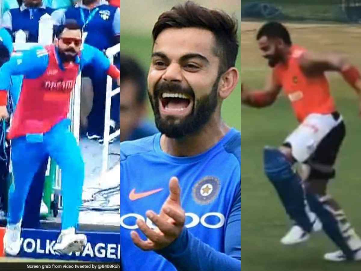 WATCH: Virat Kohli recreates his FUNNY running style during practice session ahead of India’s World Cup opener