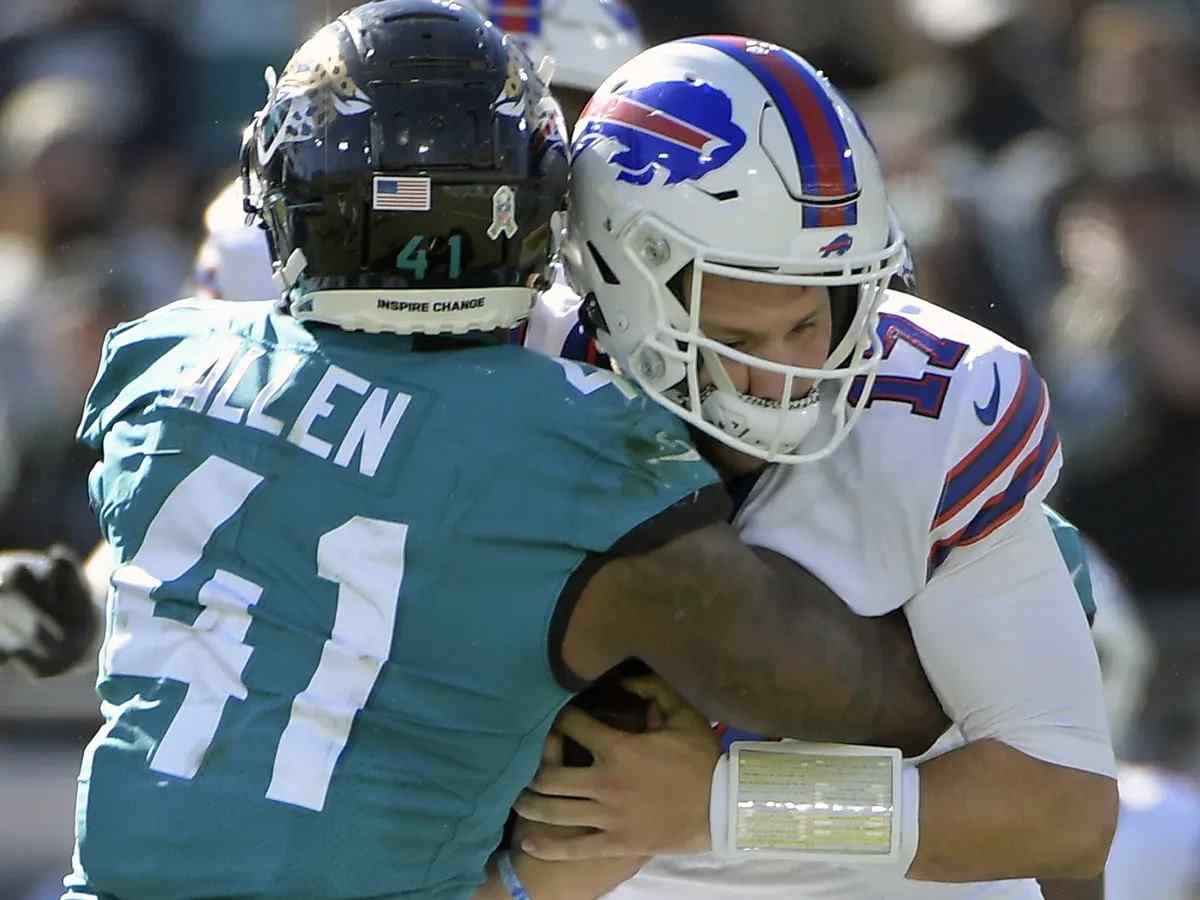 Josh Allen against the Jaguars