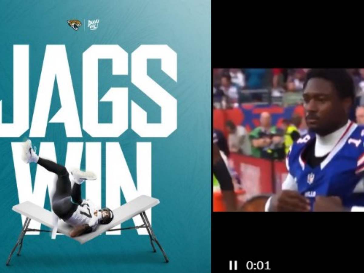 Jacksonville Jaguars trolled Stefon Diggs and Josh Allen