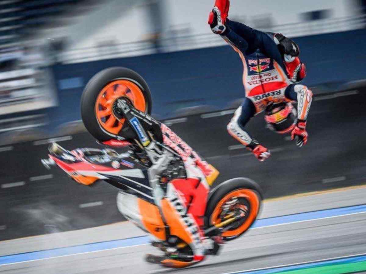 Watch : The Marc Marquez crash that nearly ended his legendary career 