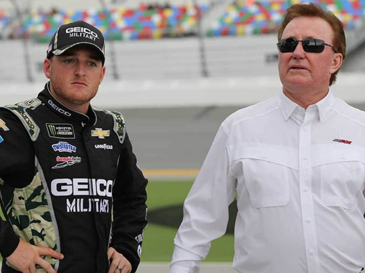 Ty Dillon and his grandpa, Richard Childress