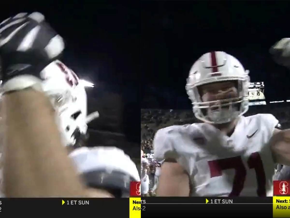 WATCH: Stanford OL Connor McLaughlin savagely hits Shedeur Sanders’ watch celebration moments after defeating Colorado in OT2