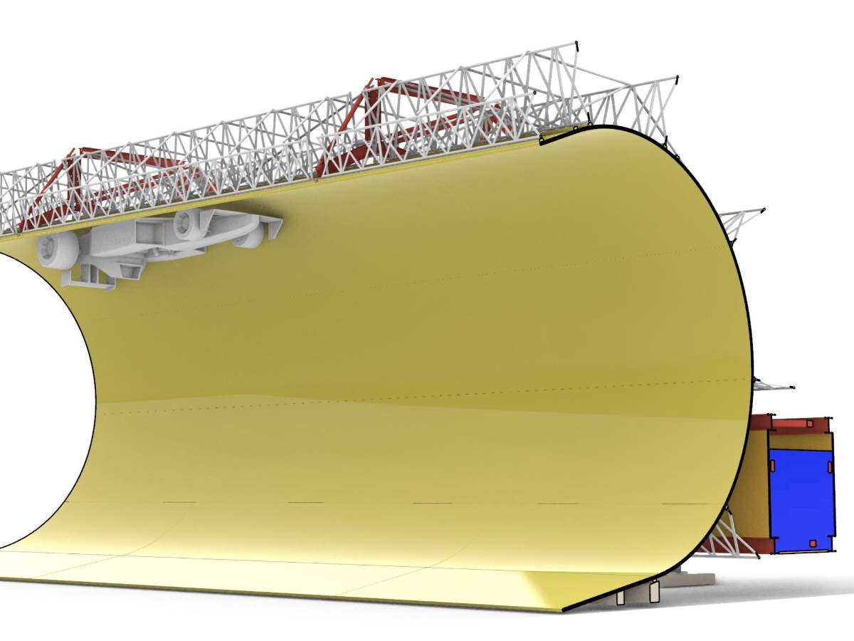 A diagram of the proposed tunnel by Scott Mansell 