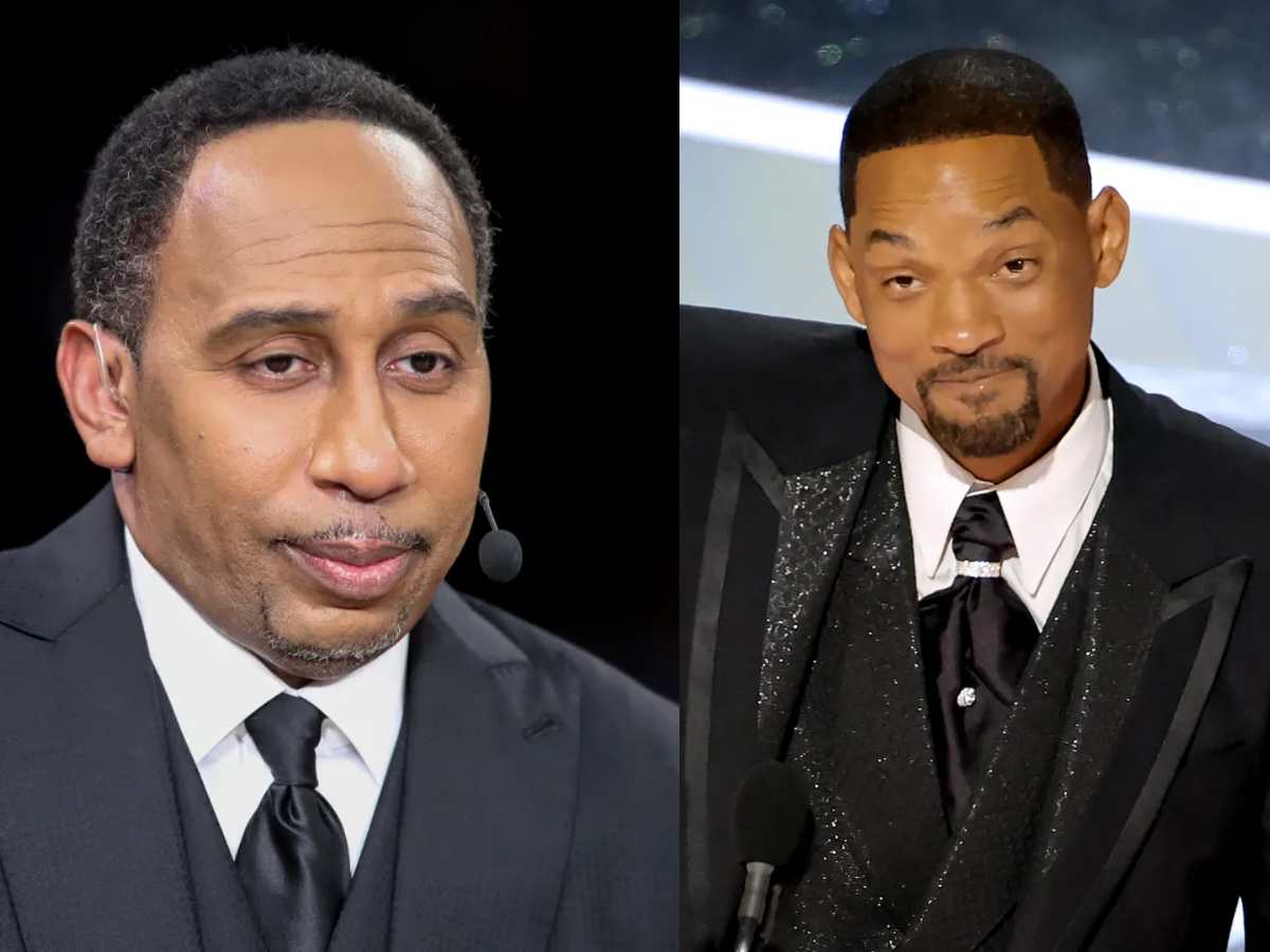 Stephen A. Smith feels terrible for the level of public emasculation that Will Smith has been subjected to by his wife. (IMAGE: AP/GETTY)