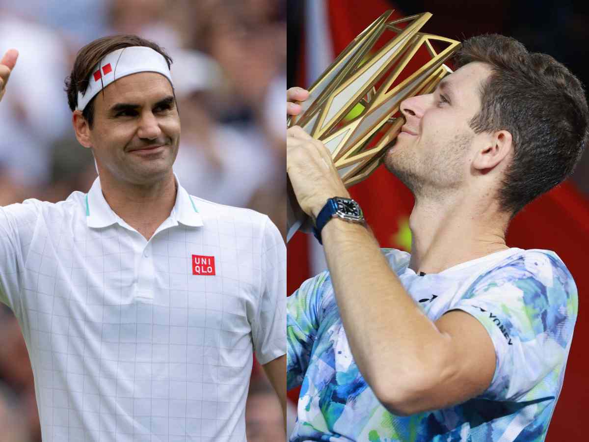 Hubert Hurkacz apologizes to Roger Federer after snubbing him during the Shanghai Masters finals against Andrey Rublev