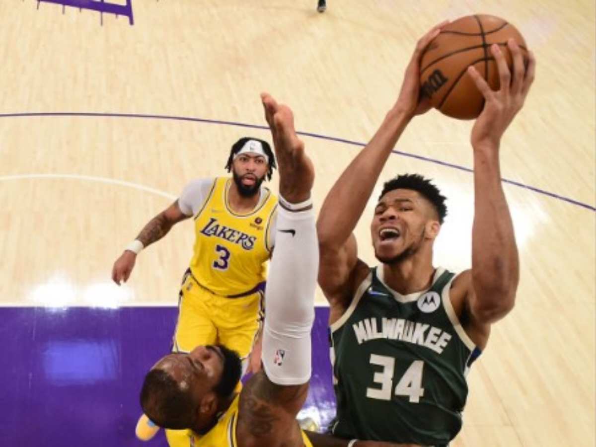 Giannis Antetokounmpo CALLS OUT Lakers’ Damian Lillard treatment after DESTROYING Anthony Davis and co.