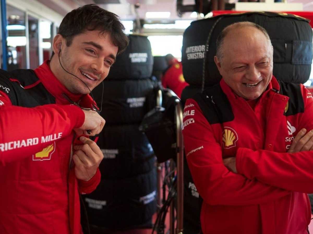 Charles Leclerc and Fred Vasseur