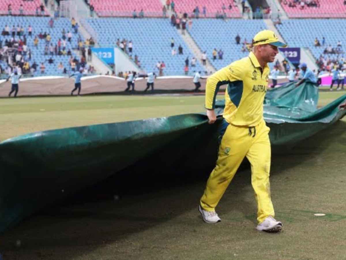 WATCH: Massive hoarding fell on spectators during wind storm in Lucknow during Australia vs Sri Lanka