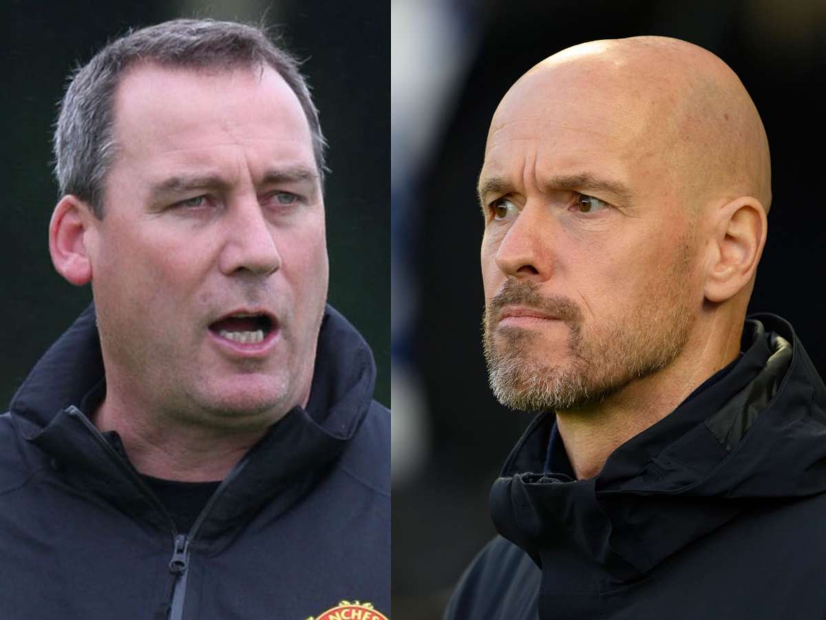 Rene Meulensteen and Erik ten Hag.