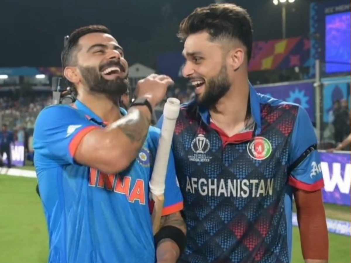 WATCH: Delhi crowd chants Naveen-ul-Haq’s name after reconciliation with Virat Kohli, Afghan pacer’s reaction in pure gold