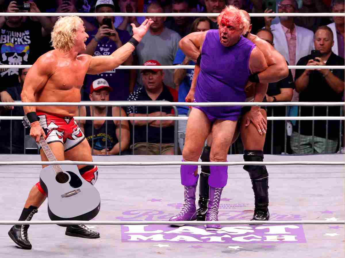 WWE HOF'er Ric Flair in his last match 