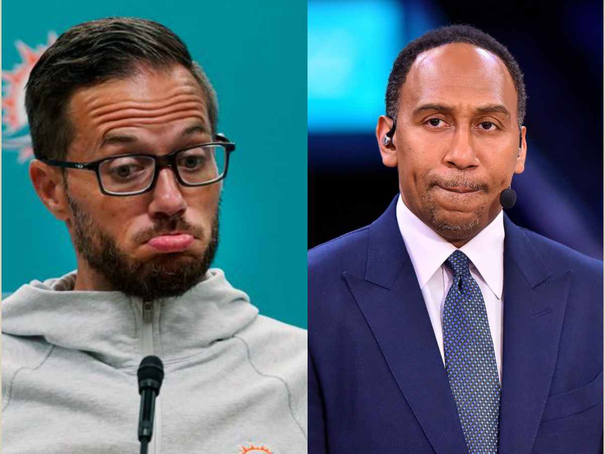 Mike McDaniel and Stephen A. Smith