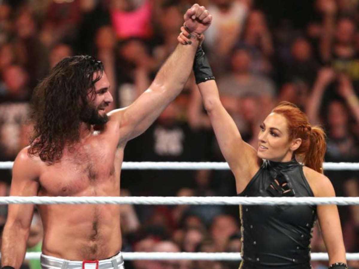 Seth Rollins and Becky Lynch 