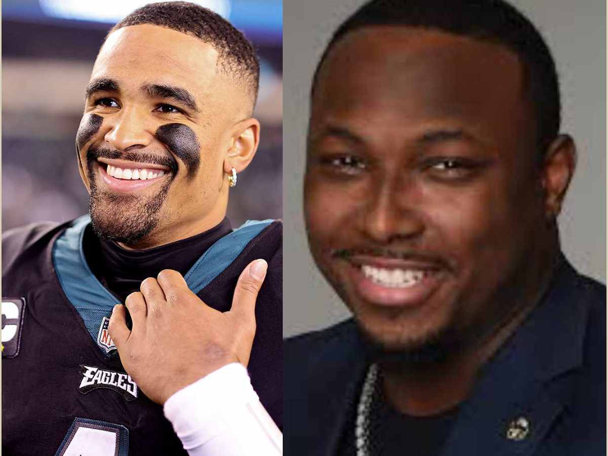 Jalen Hurts and LeSean McCoy