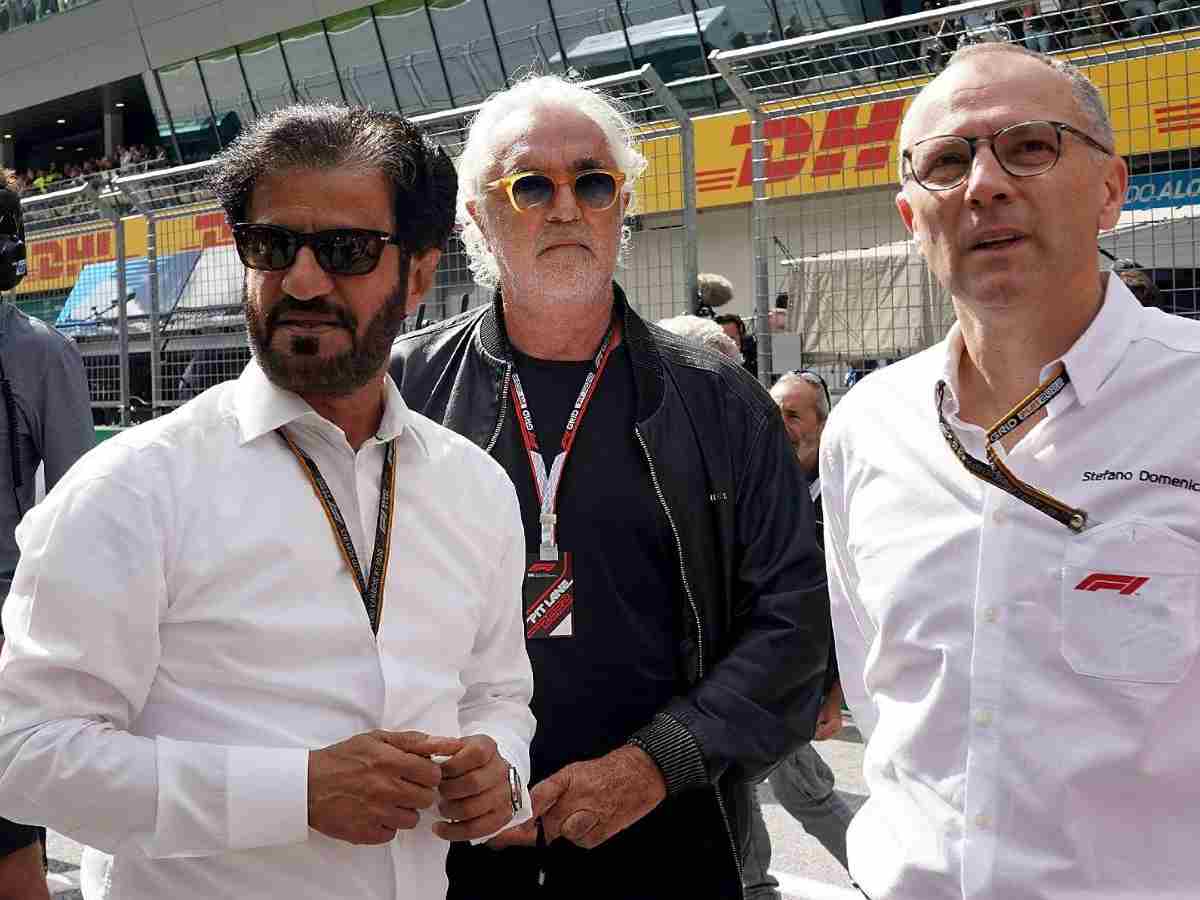 FIA President, Muhammed Ben Sulayem and F1 CEO, Stefano Dominicali 