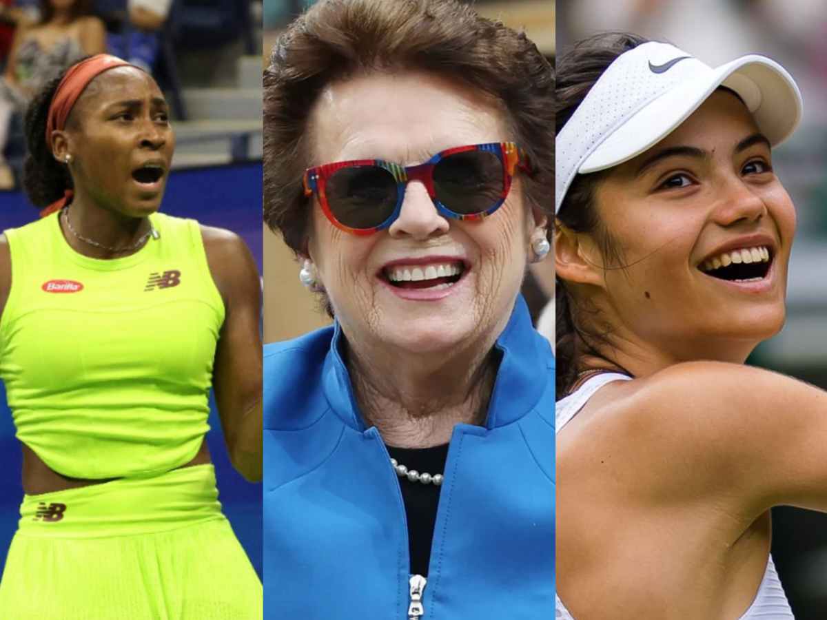 Coco Gauff, Billie Jean King, Emma Raducanu