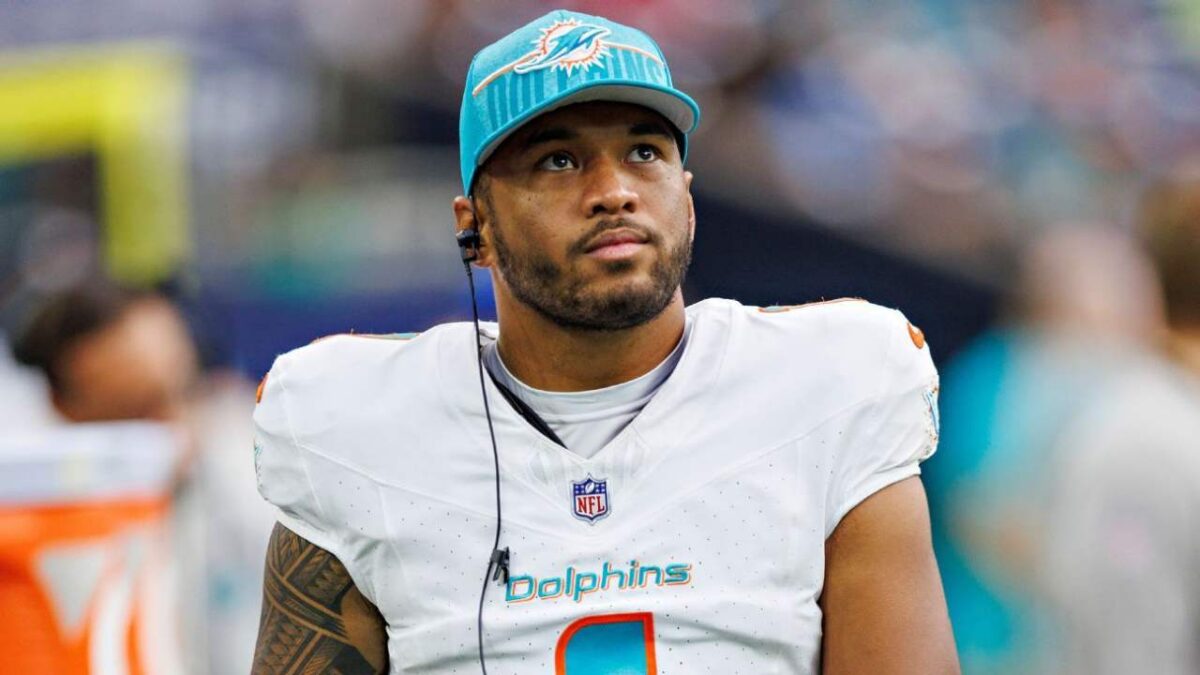 Tua is playing his fourth season with the Dolphins.