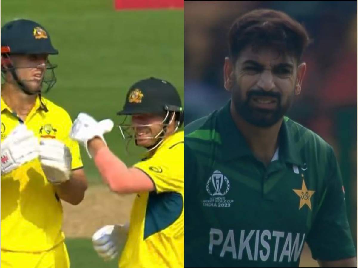 “Run machine is back with 24 runs in his first over”- Netizens erupt as Mitchell Marsh, David Warner unleash FIREWORKS to make mockery of Haris Rauf