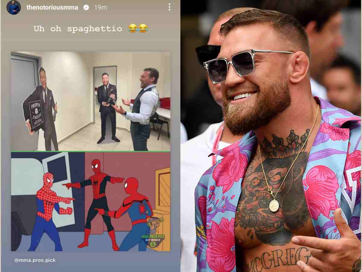 Conor McGregor hilariously recreates ICONIC Spiderman meme to promote $600 million worth whiskey brand