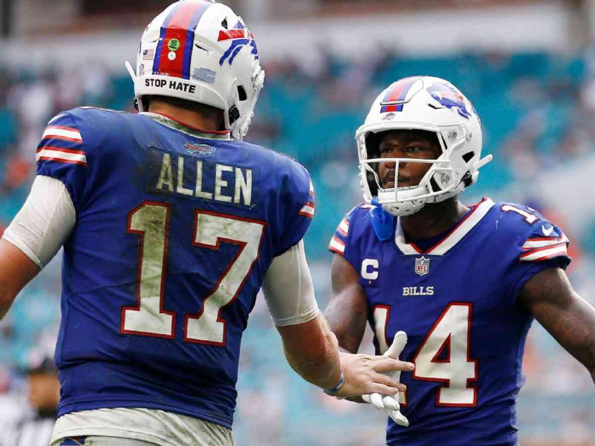 Josh Allen and Stefon Diggs