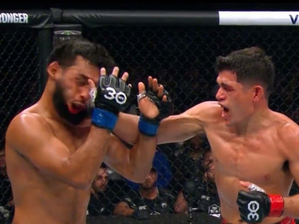 Anshul Jubli and Mike Breeden at UFC 294 (Image via UFC)