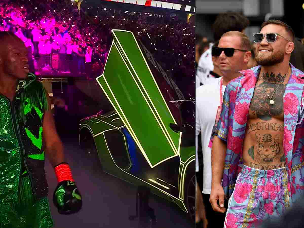 WATCH: Conor McGregor’s live reaction to KSI bringing out Lamborghini against Tommy Fury has fans in splits