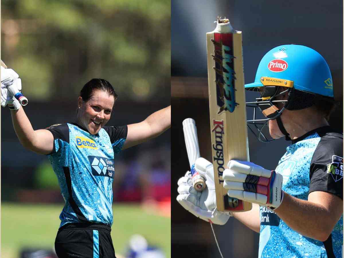 WATCH: Grace Harris hits six down the ground with a broken bat in WBBL, breaks Smriti Mandhana’s record 