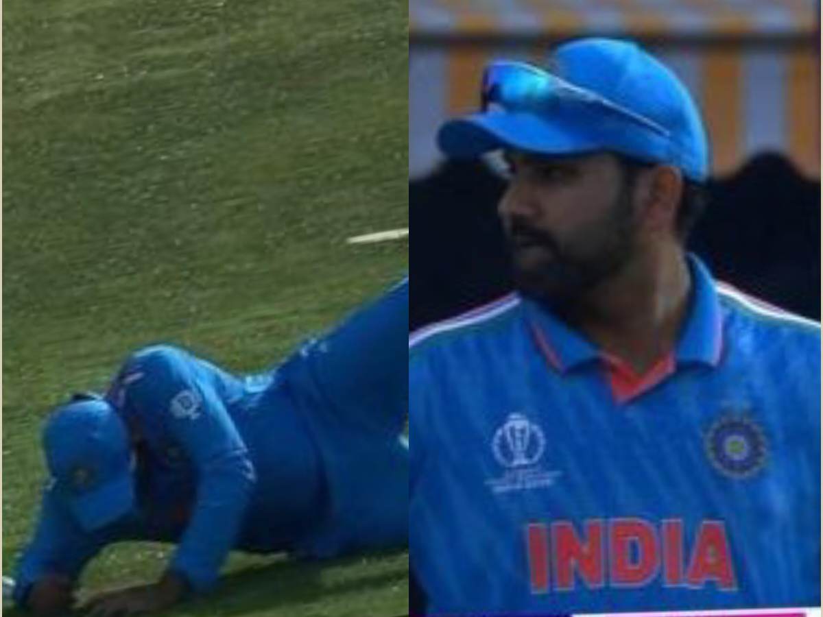 WATCH: Rohit Sharma suffers injury scare against New Zealand on poor outfield in Dharamshala, leaves the field immediately